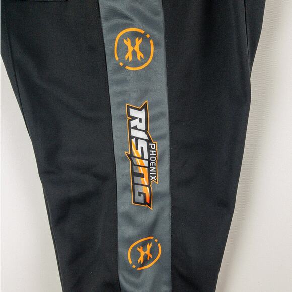 HK Army Paintball Joggers Men's Large Black Zip Cuffs Drawstring Phoenix Rising - Picture 6 of 12